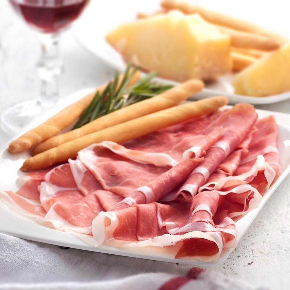 Parmaschinken Prosciutto Di Parma Dop Aufschnitt Monate Gereift