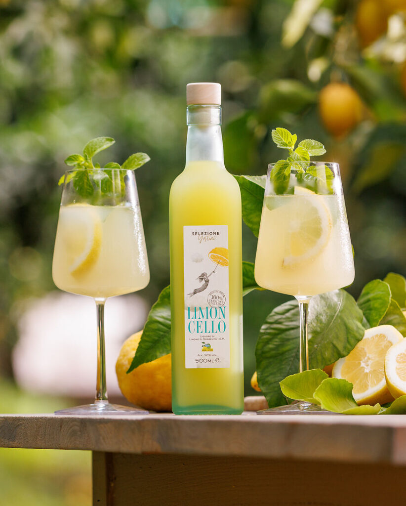 Klassischer Limoncello Spritz