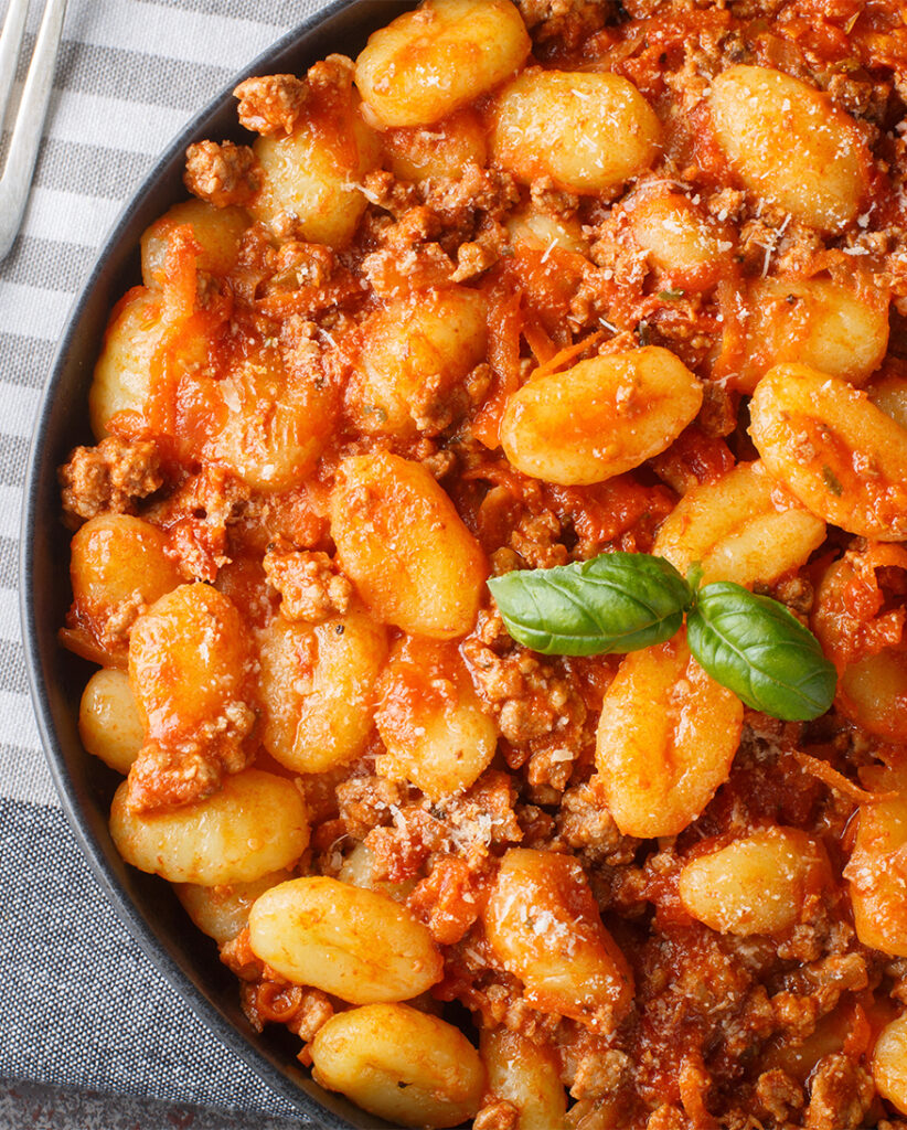 Gnocchi con ragu