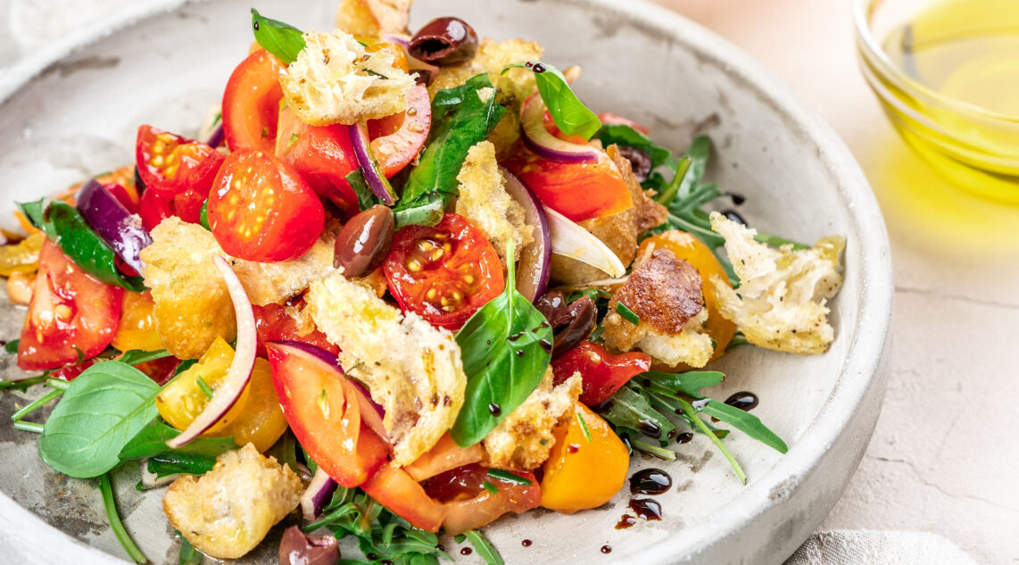 Panzanella – gerösteter Brotsalat