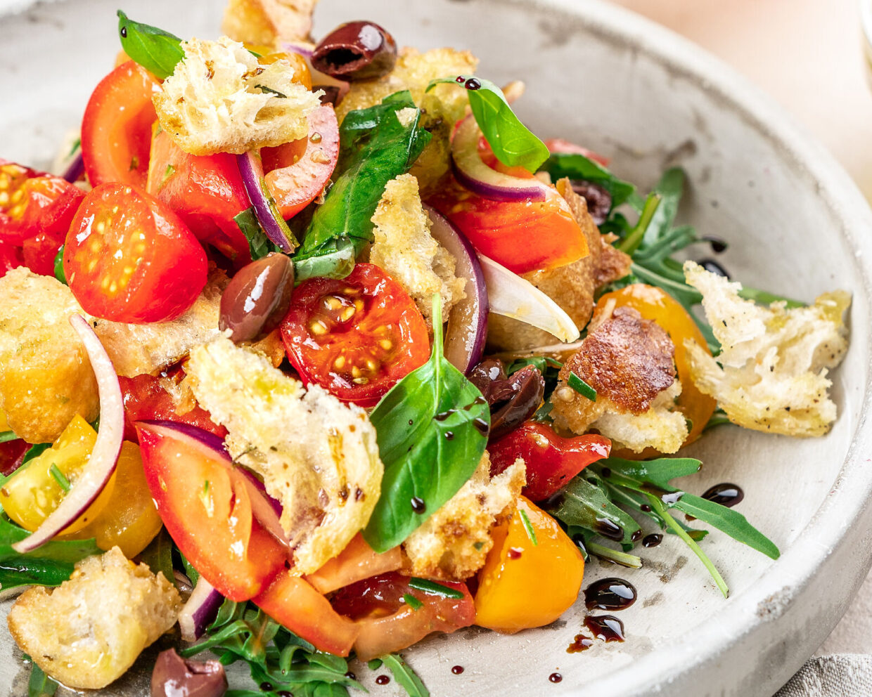 Panzanella – gerösteter Brotsalat