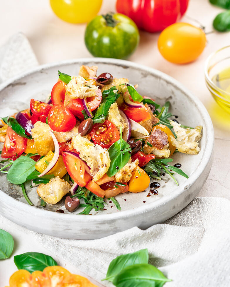 Panzanella – gerösteter Brotsalat