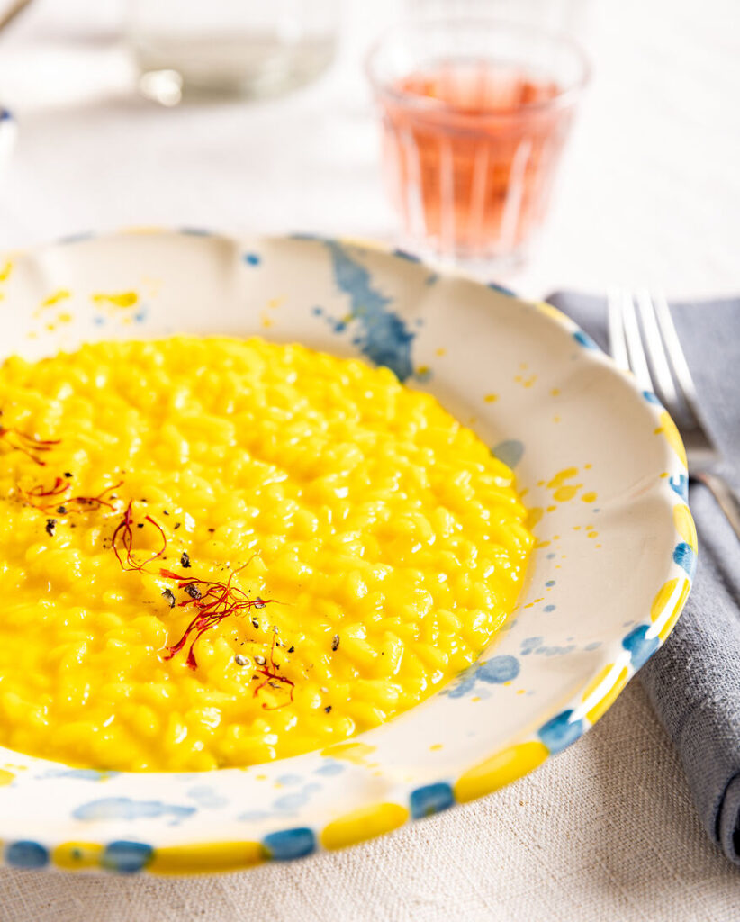 Gut umrühren - fertig ist Risotto milanese