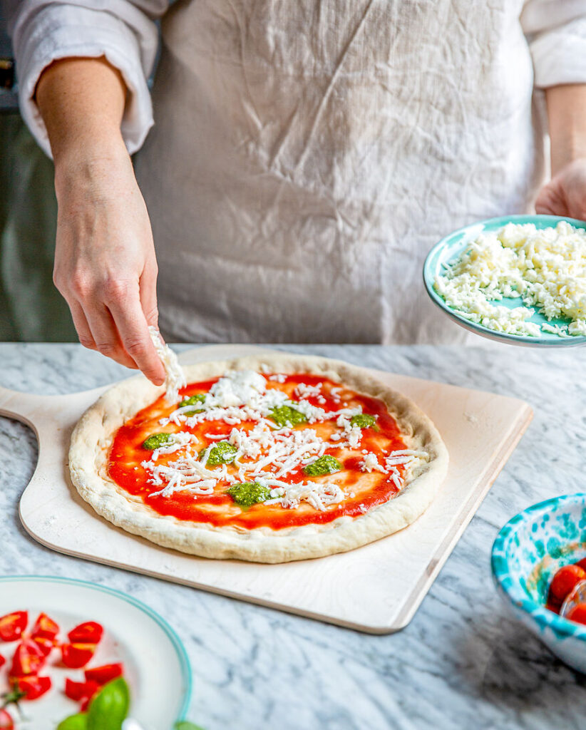 Margherita mit Parmesan